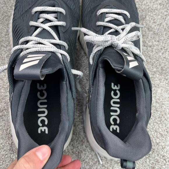 Adidas Women's Alphabounce 1 Running Shoe size 11 Carbon/chalk pearl/carbon - Picture 9 of 16